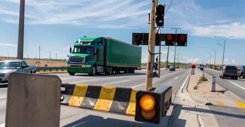 перевозка грузов на границе Китая и Казахстана